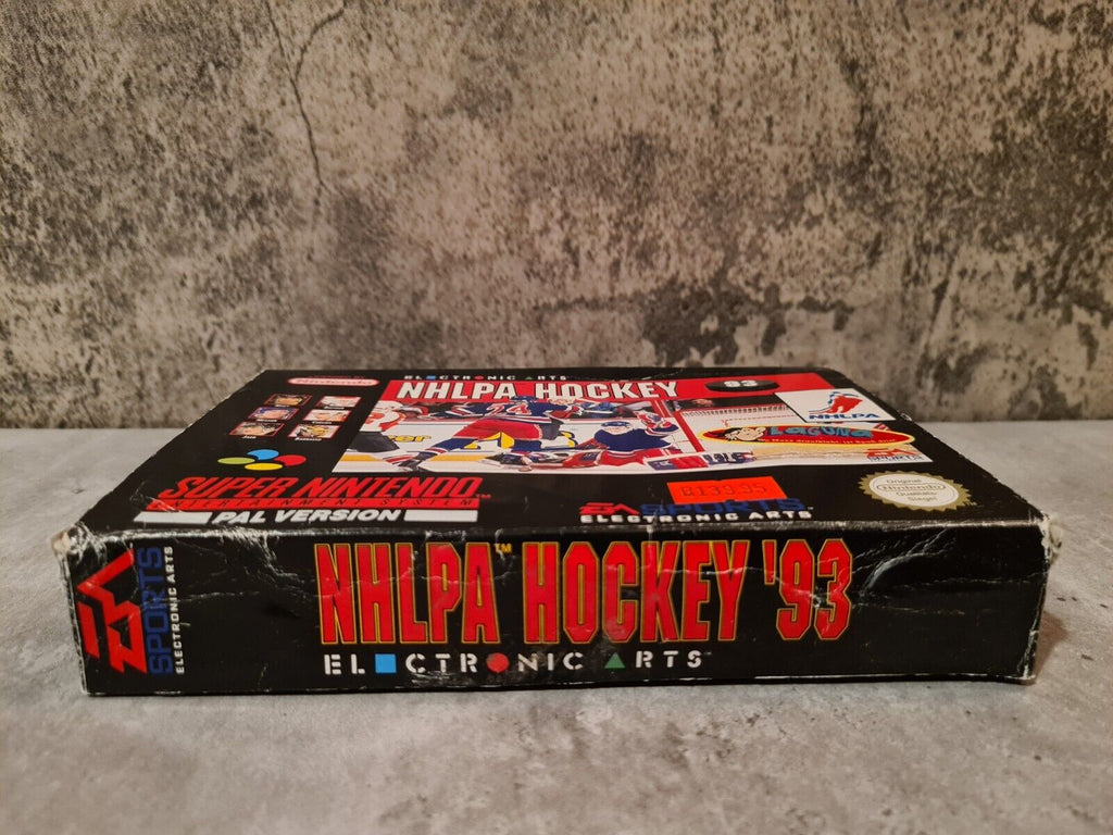 SNES Super Nintendo NHLPA Hockey 93 mit OVP und Anleitung NOE - T-Retro-Games 