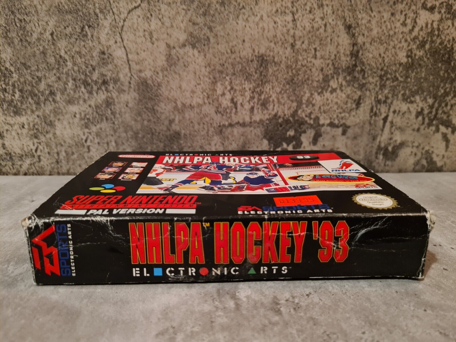 SNES Super Nintendo NHLPA Hockey 93 mit OVP und Anleitung NOE - T-Retro-Games 