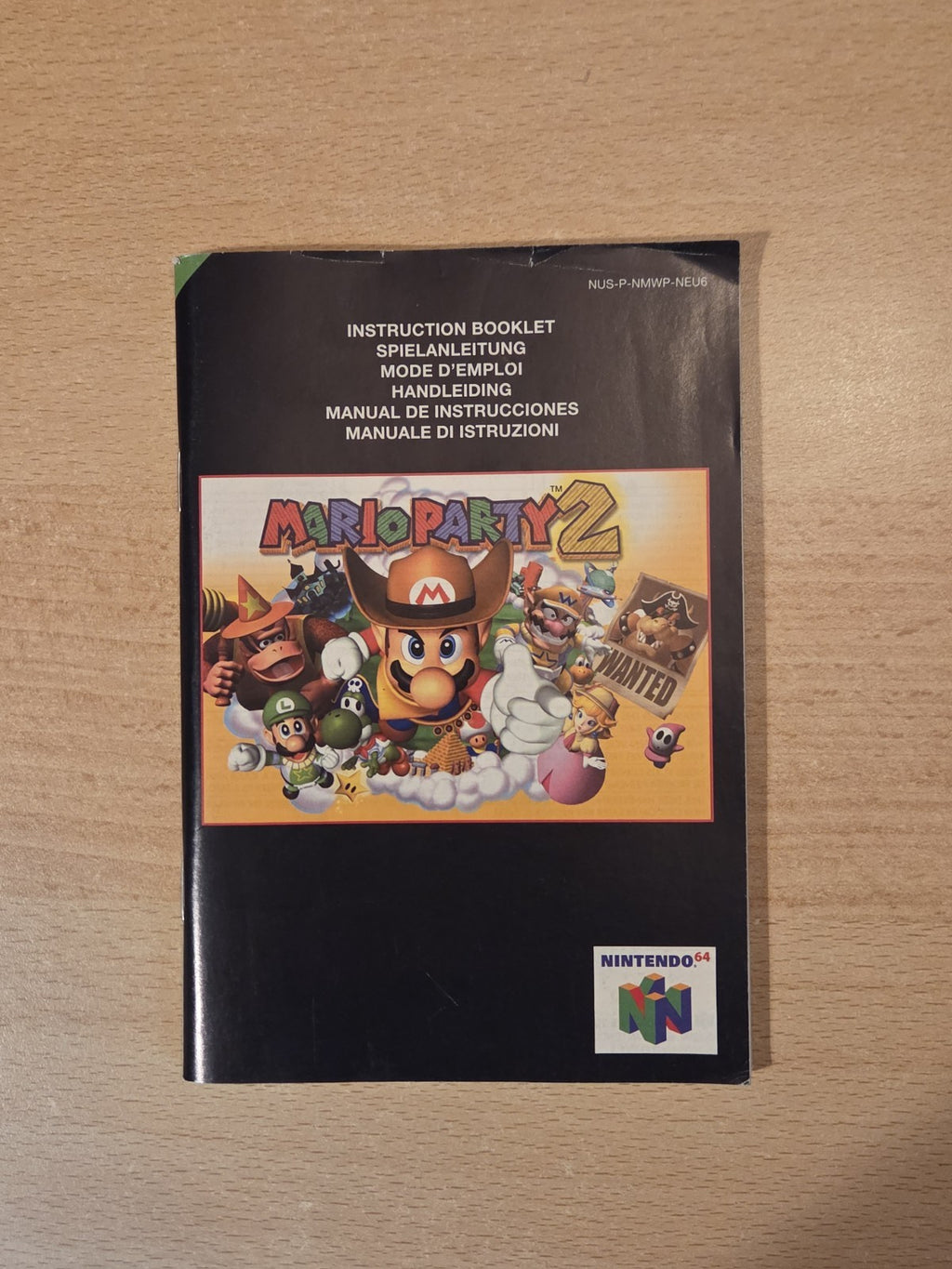 N64 Nintendo 64 Mario Party 2 Spielanleitung Instruction Booklet EUR