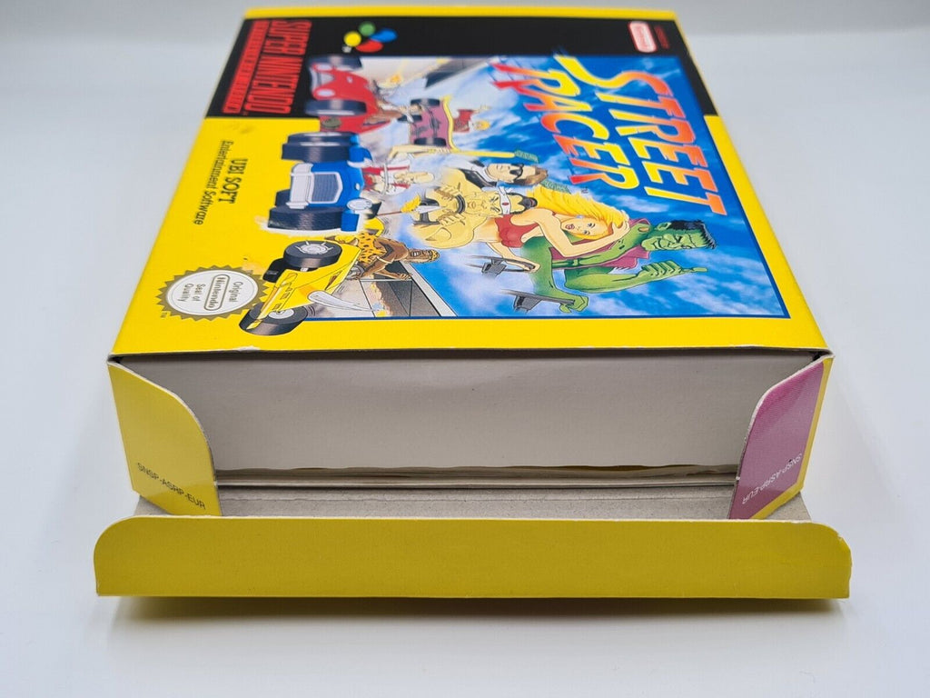 SNES Super Nintendo Street Racer mit OVP und Anleitung + Poster EUR - T-Retro-Games 