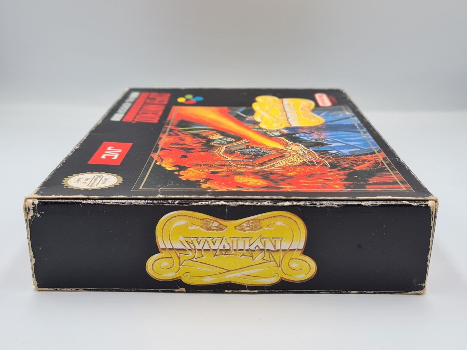 SNES Super Nintendo Syvalion mit OVP und Anleitung ESP - T-Retro-Games 