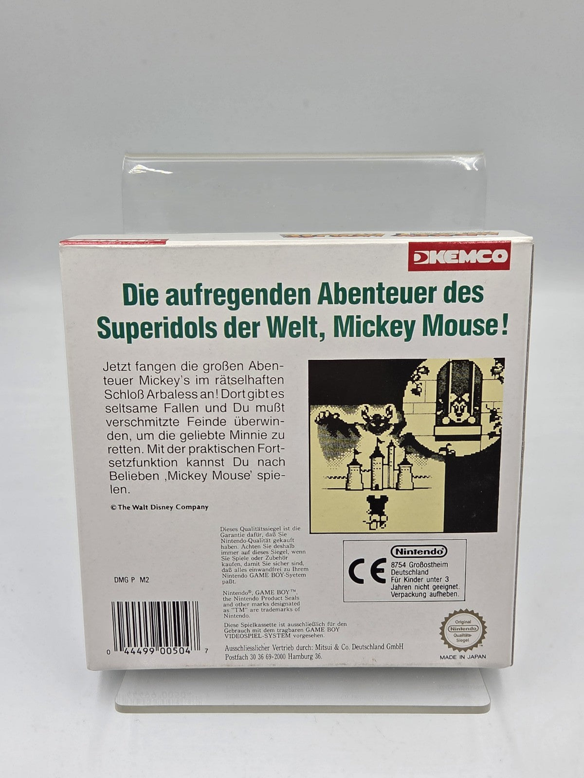 Nintendo Game Boy Classic Spiel Mickey Mouse mit OVP und Anleitung NOE