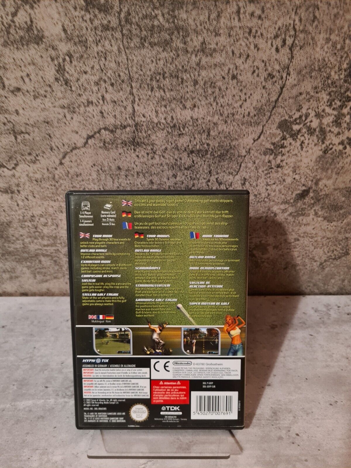 Nintendo GameCube Outlaw Golf mit OVP und Anleitung EUR - T-Retro-Games 