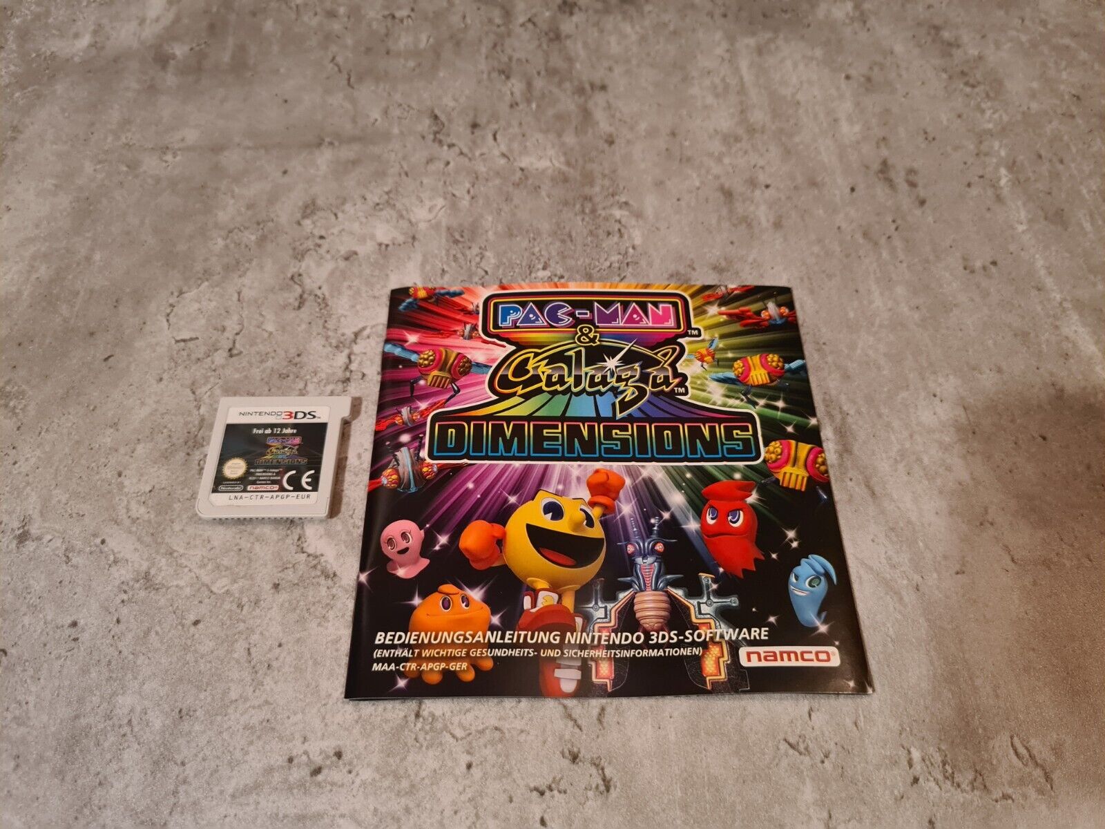Nintendo 3DS Pac-Man & Galaga Dimensions mit OVP und Anleitung GER - T-Retro-Games 