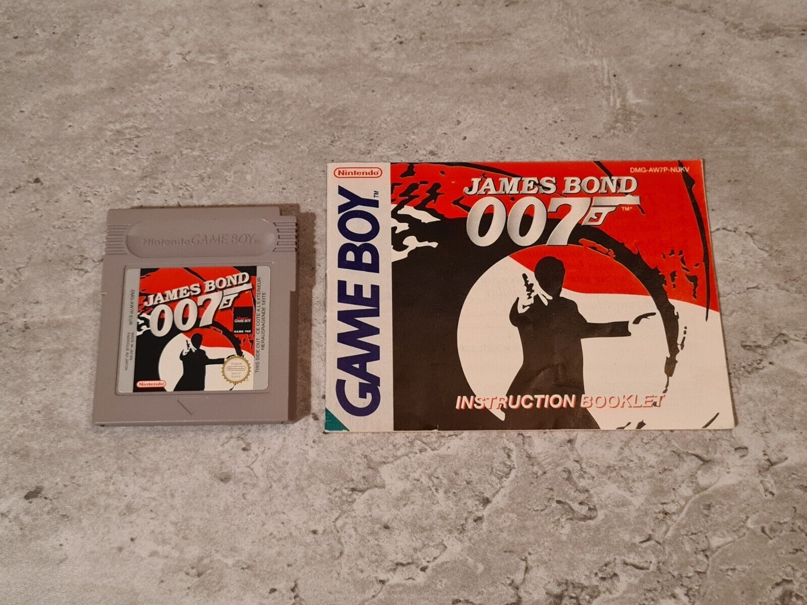 Nintendo Game Boy Classic James Bond 007 mit OVP und Anleitung NUKV - T-Retro-Games 