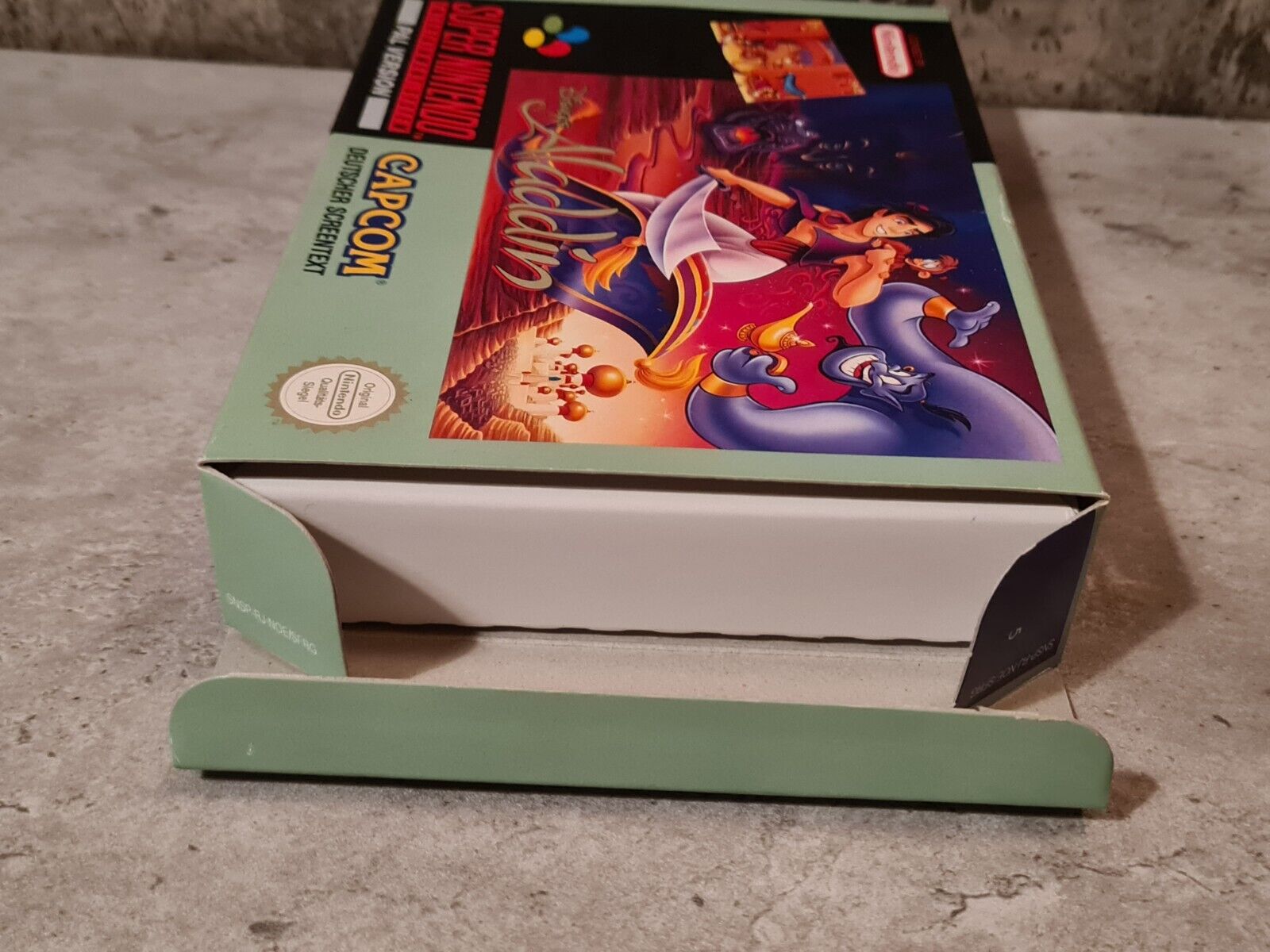 SNES Super Nintendo Disney's Aladdin mit OVP und Anleitung NOE/SFRG - T-Retro-Games 