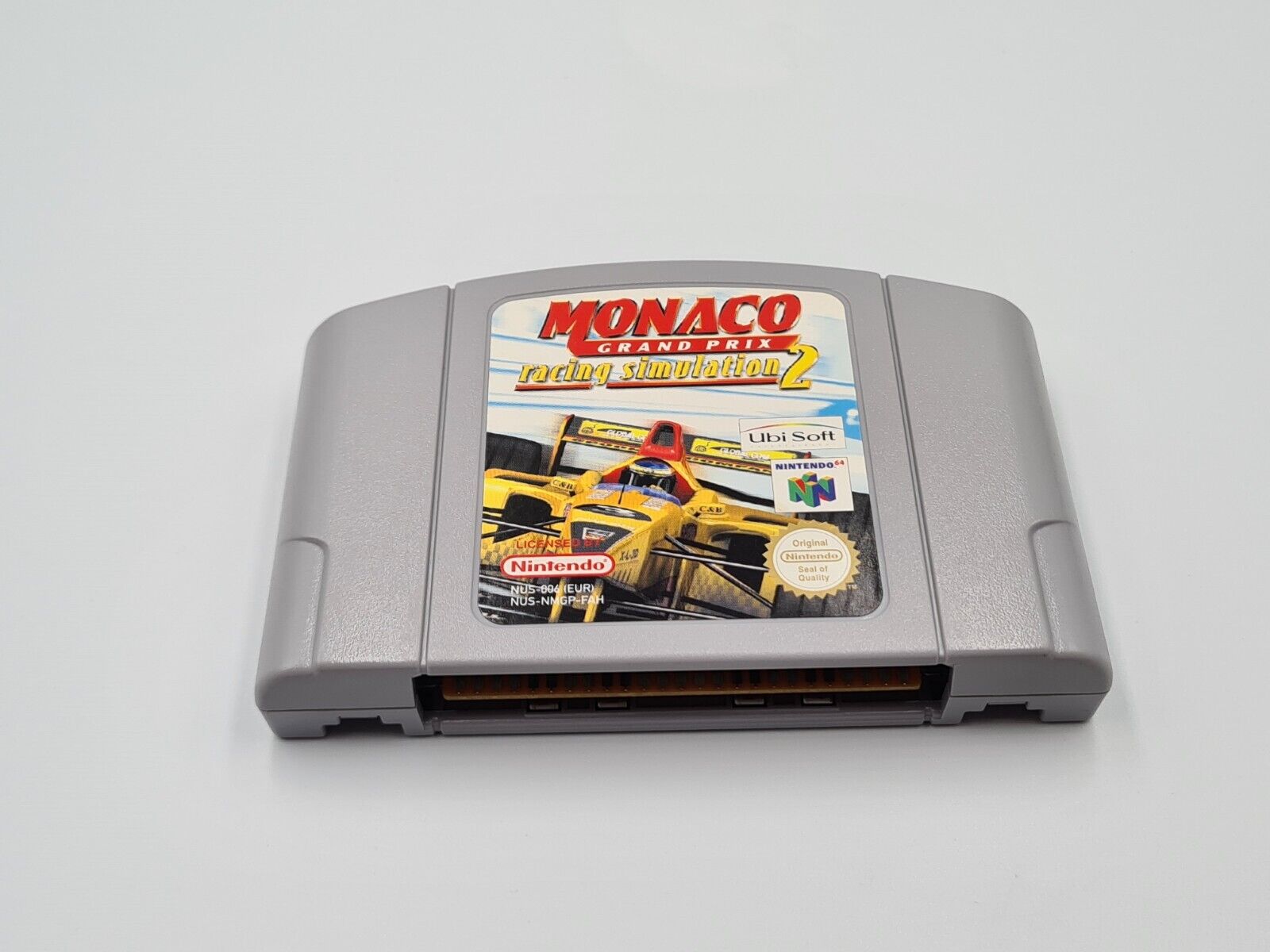 N64 Nintendo 64 Monaco Grand Prix Racing Simulation 2 mit OVP und Anleitung FAH - T-Retro-Games 
