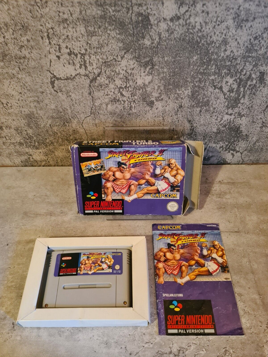 SNES Super Nintendo Street Fighter II Turbo mit OVP und Anleitung NOE - T-Retro-Games 