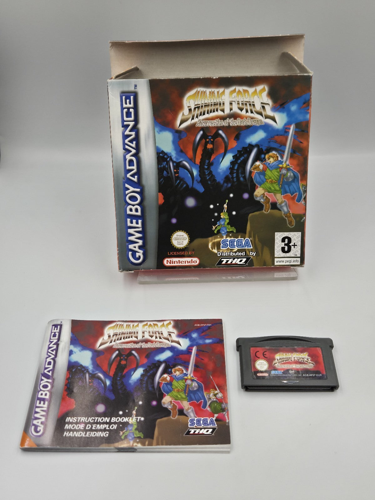 Nintendo Game Boy Advance Shining Force Resurrection mit OVP und Anleitung FAH