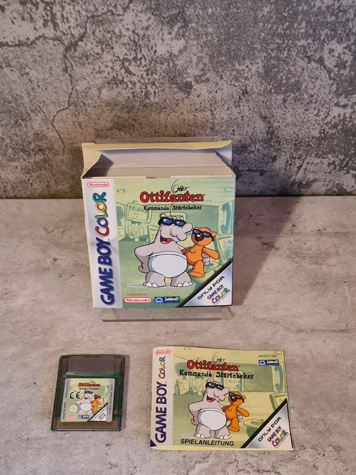 Game Boy Color Spiel Ottifanten Kommando Störtebeker mit OVP und Anleitung NOE - T-Retro-Games 