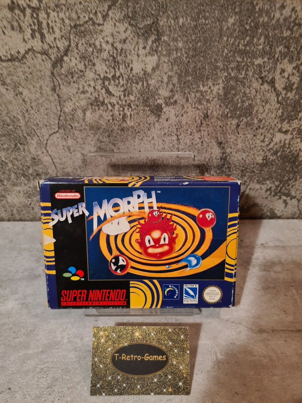 SNES Super Nintendo Super Morph mit OVP und Anleitung EUR - T-Retro-Games 