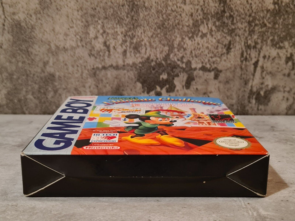 Game Boy Classic Spiel Mickey's Ultimate Challenge mit OVP und Anleitung NOE - T-Retro-Games 