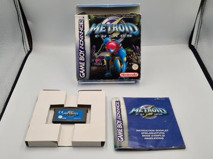 Nintendo Game Boy Advance Metroid Fusion mit OVP und Anleitung EUR - T-Retro-Games 