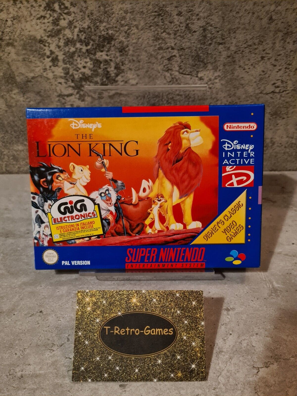 SNES Super Nintendo Disney's The Lion King mit OVP und Anleitung NUKV - T-Retro-Games 