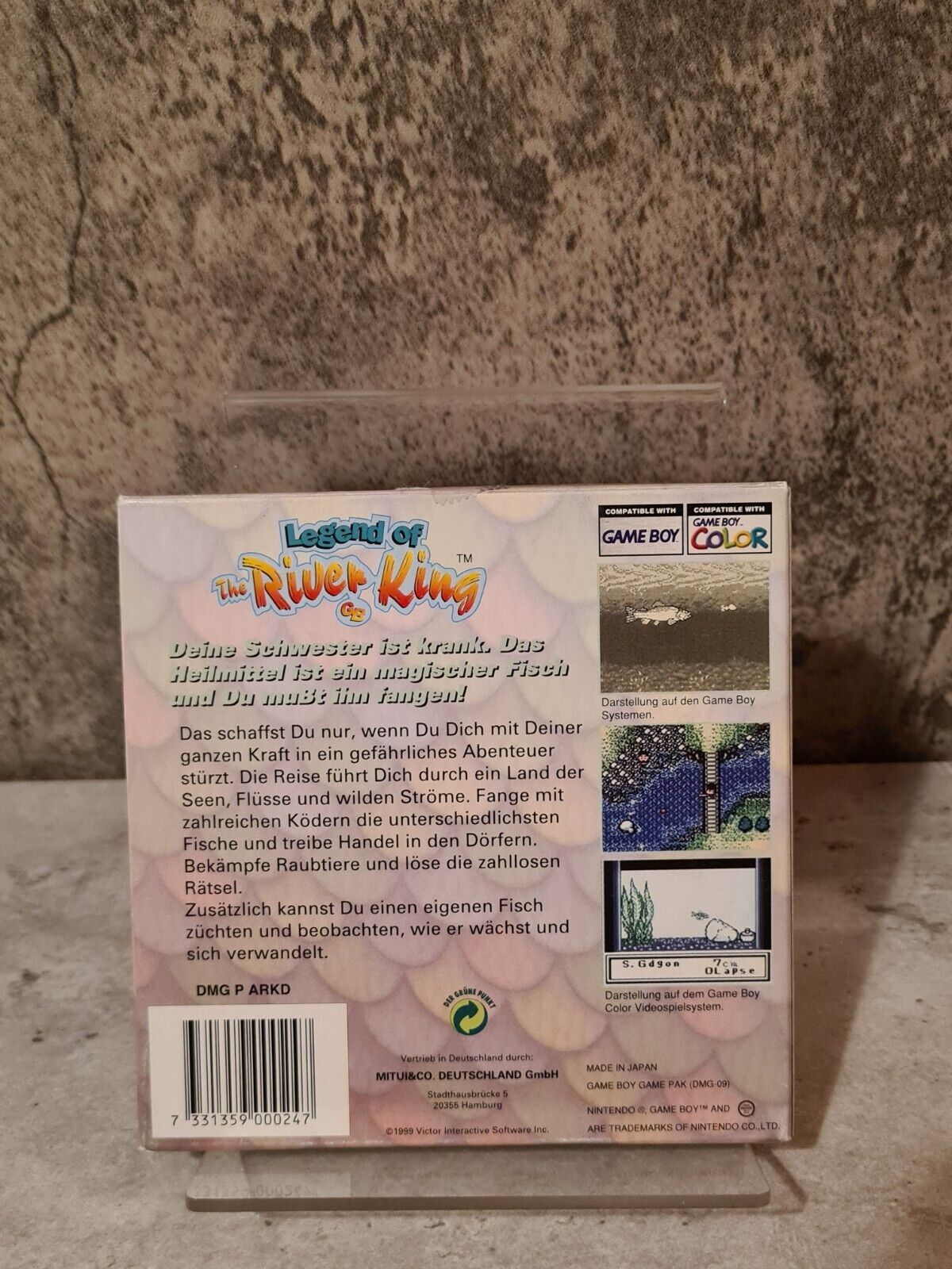 Nintendo Game Boy Color Legend of The River King mit OVP und Anleitung NOE - T-Retro-Games 
