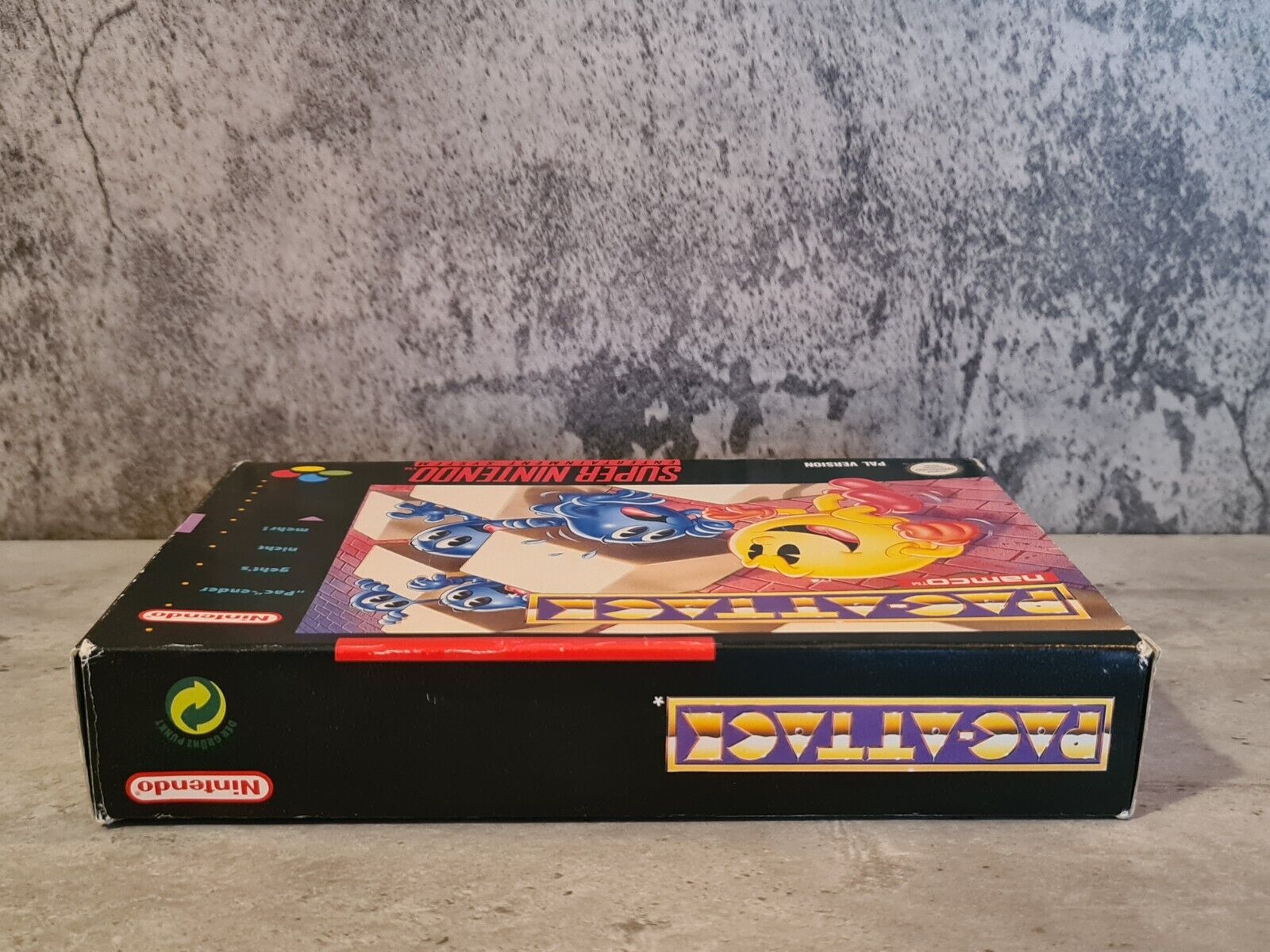 SNES Super Nintendo Pac-Attack mit OVP und Anleitung NOE - T-Retro-Games 