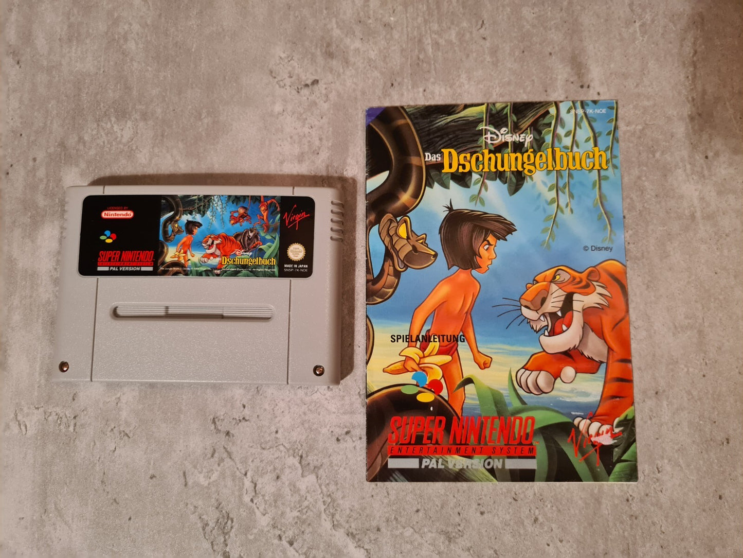 SNES Super Nintendo Disney Das Dschungelbuch mit OVP und Anleitung NOE