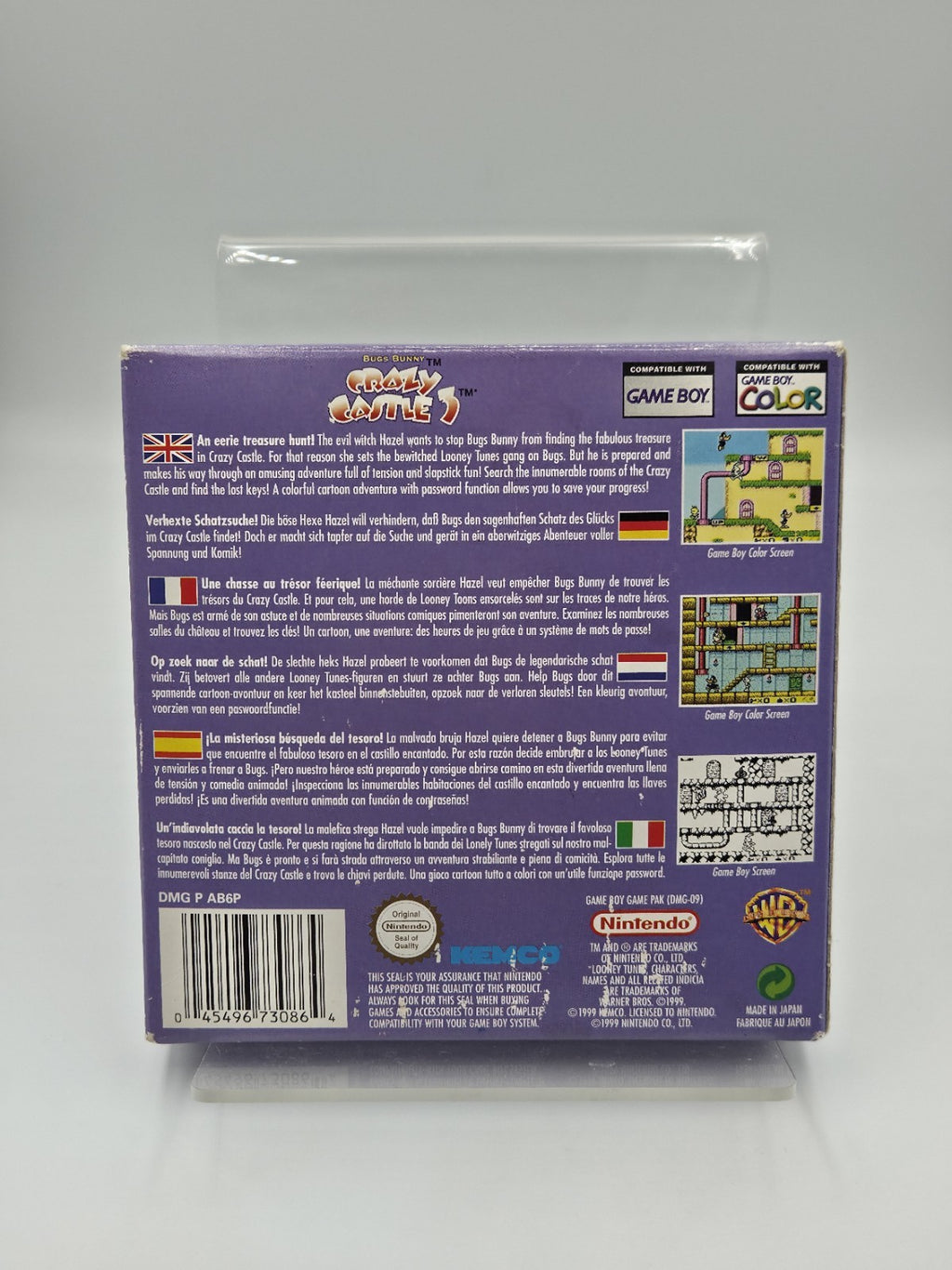 Nintendo Game Boy Color Spiel Bugs Bunny Crazy Castle 3  mit OVP + Anleitung EUR