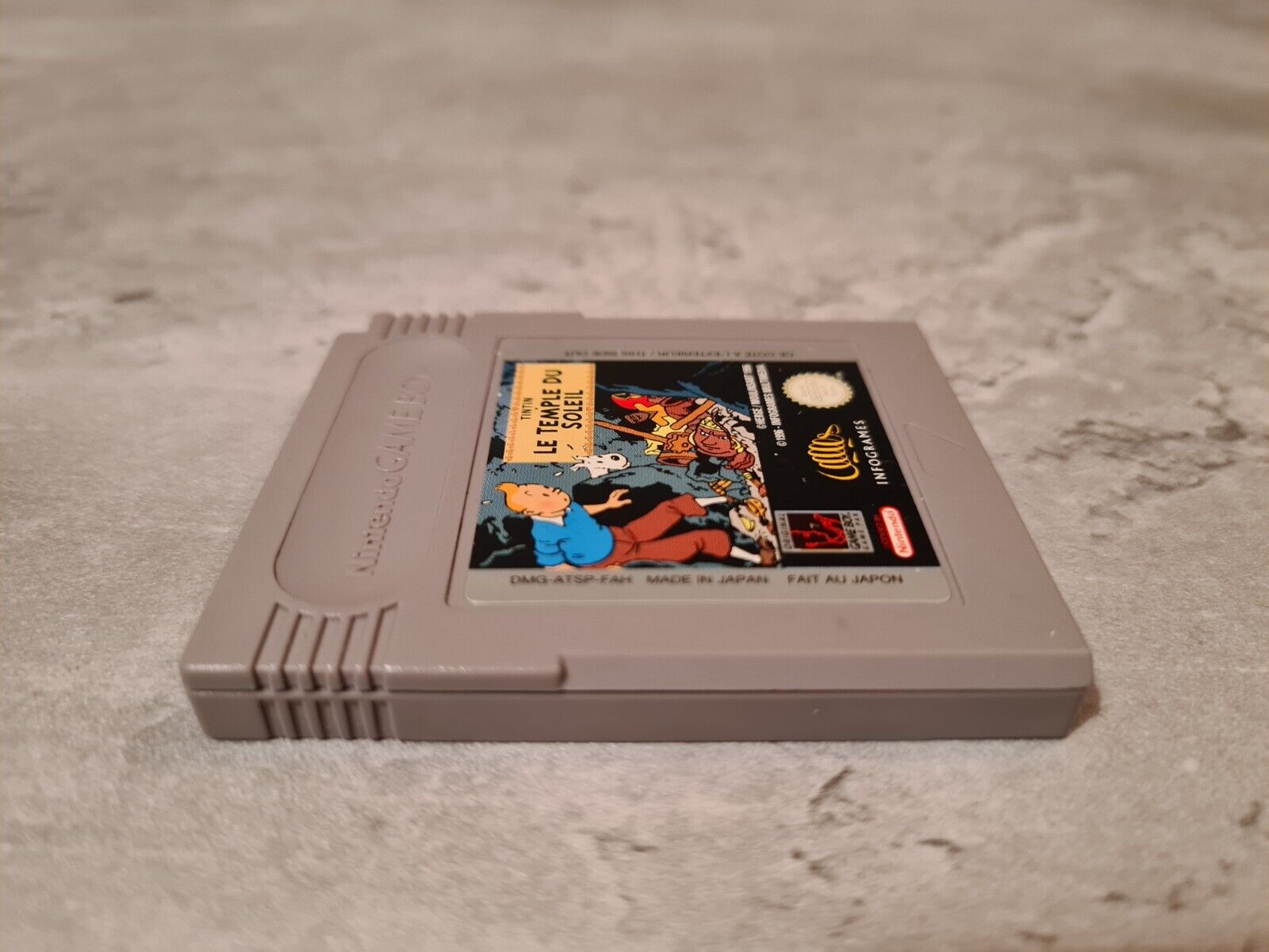Nintendo Gameboy Classic Spiel TinTin Le Temple Du Soleil Modul FAH - T-Retro-Games 