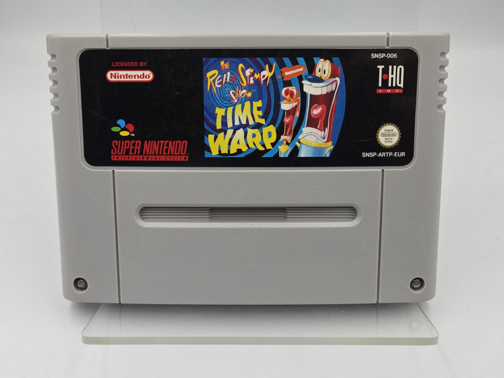 SNES Super Nintendo Spiel The Ren & Stimpy Show Time Warp Modul EUR