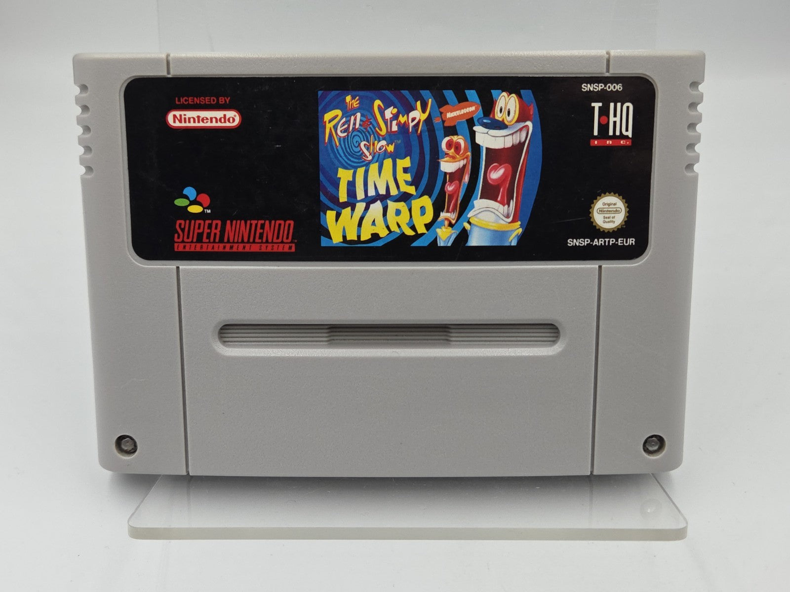 SNES Super Nintendo Spiel The Ren & Stimpy Show Time Warp Modul EUR