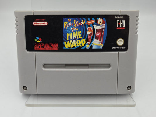 SNES Super Nintendo Spiel The Ren & Stimpy Show Time Warp Modul EUR