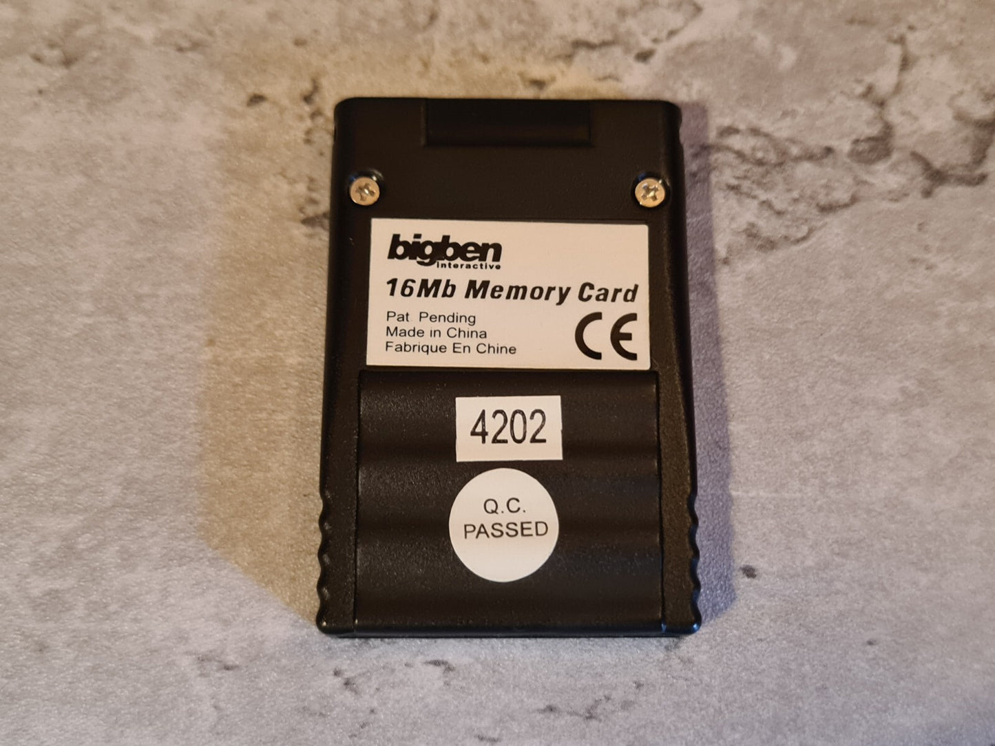 Nintendo Gamecube Memory Card 16 MB   BigBen Schwarz