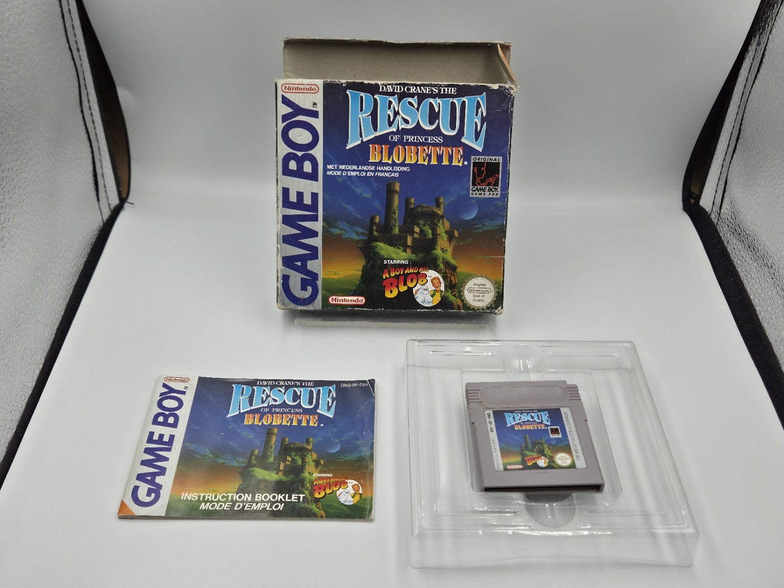 Game Boy Classic Spiel Rescue of Princess Blobette mit OVP und Anleitung FAH