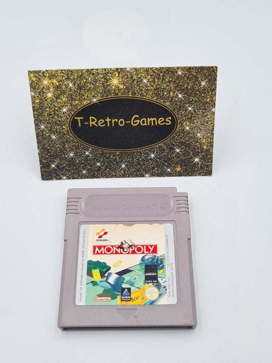 Nintendo Game Boy Classic Spiel Monopoly Modul EUR - T-Retro-Games 