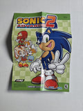 Nintendo Game Boy Advance Sonic Advance 2 Poster Reklame Flyer Insert USA