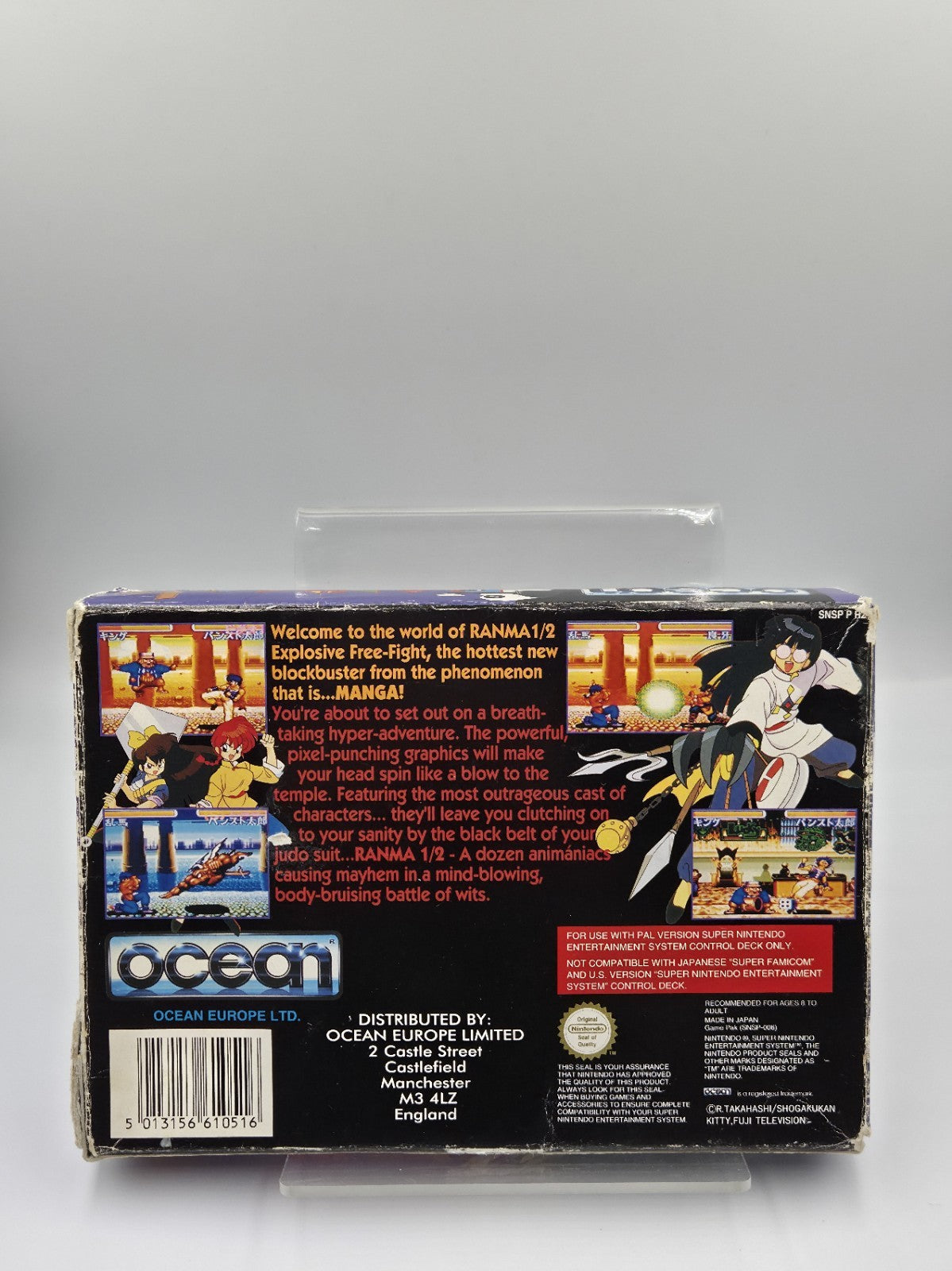 SNES Super Nintendo Spiel Ranma 1/2 mit OVP und Anleitung UKV
