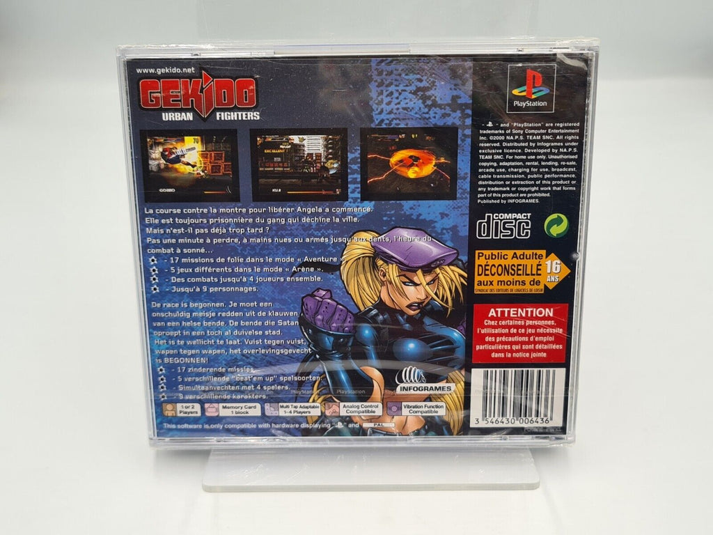 PS1 Playstation 1 Spiel Gekido Urban Fighters Sealed Neu New Multi Language - T-Retro-Games 