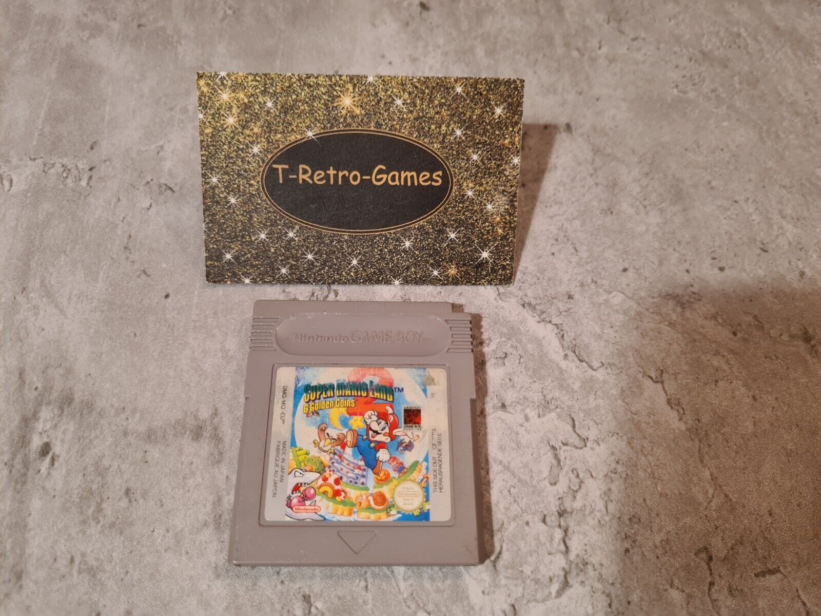Nintendo Gameboy Classic Spiel Super Mario Land 2: 6 Golden Coins Modul EUR - T-Retro-Games 