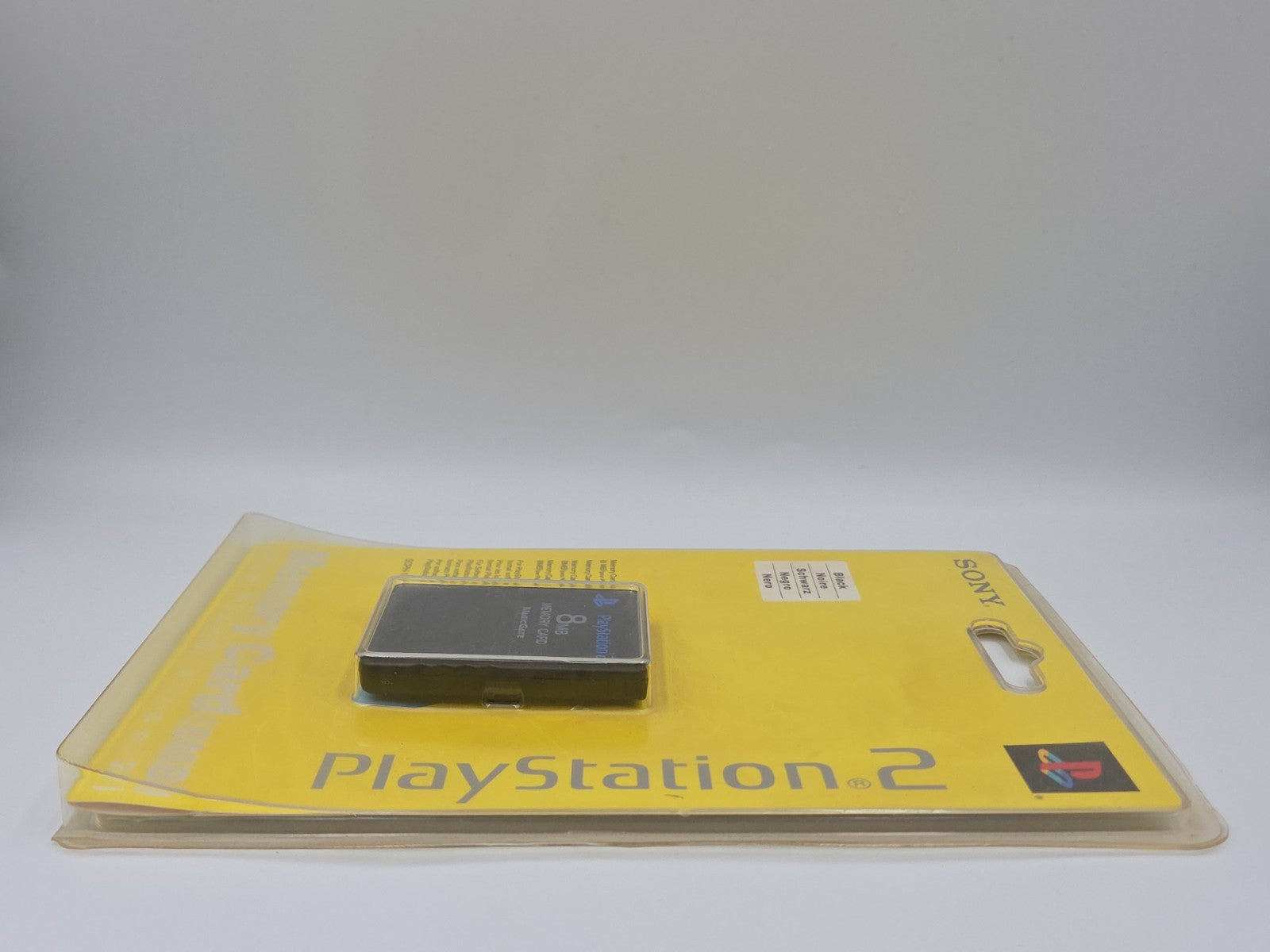 PS2 Sony Playstation 2 Memory Card Sealed Neu New Black Schwarz SCPH-10020 E