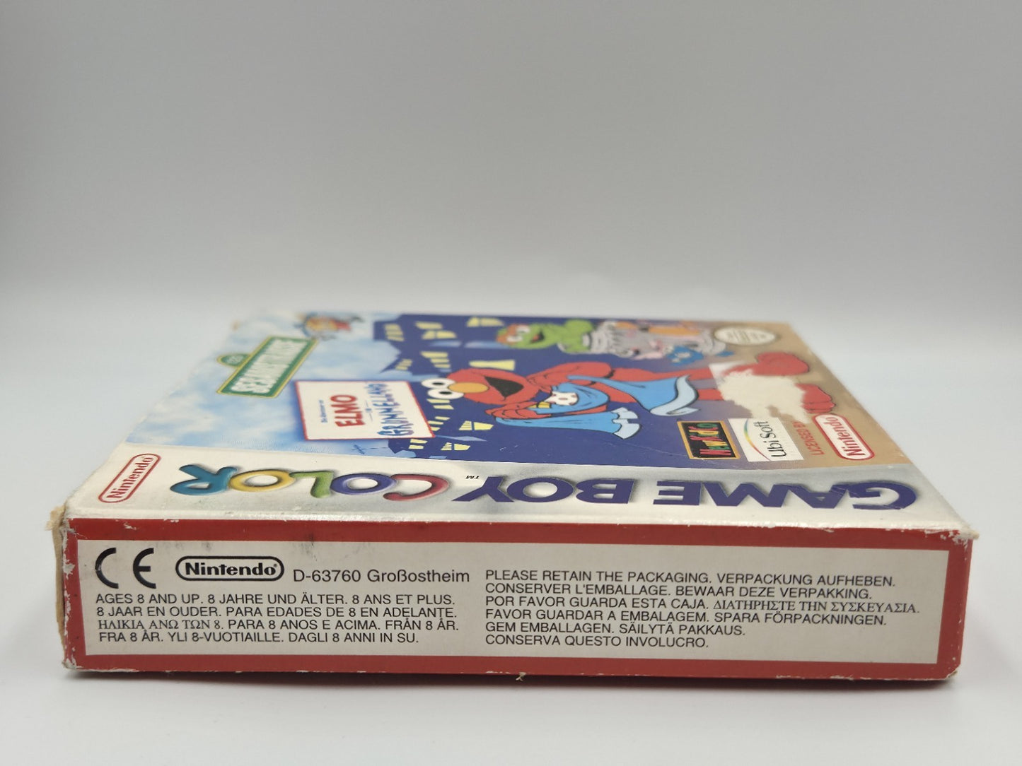 Game Boy Color Die Abenteuer von Elmo im Grümmelland mit OVP und Anleitung NOE