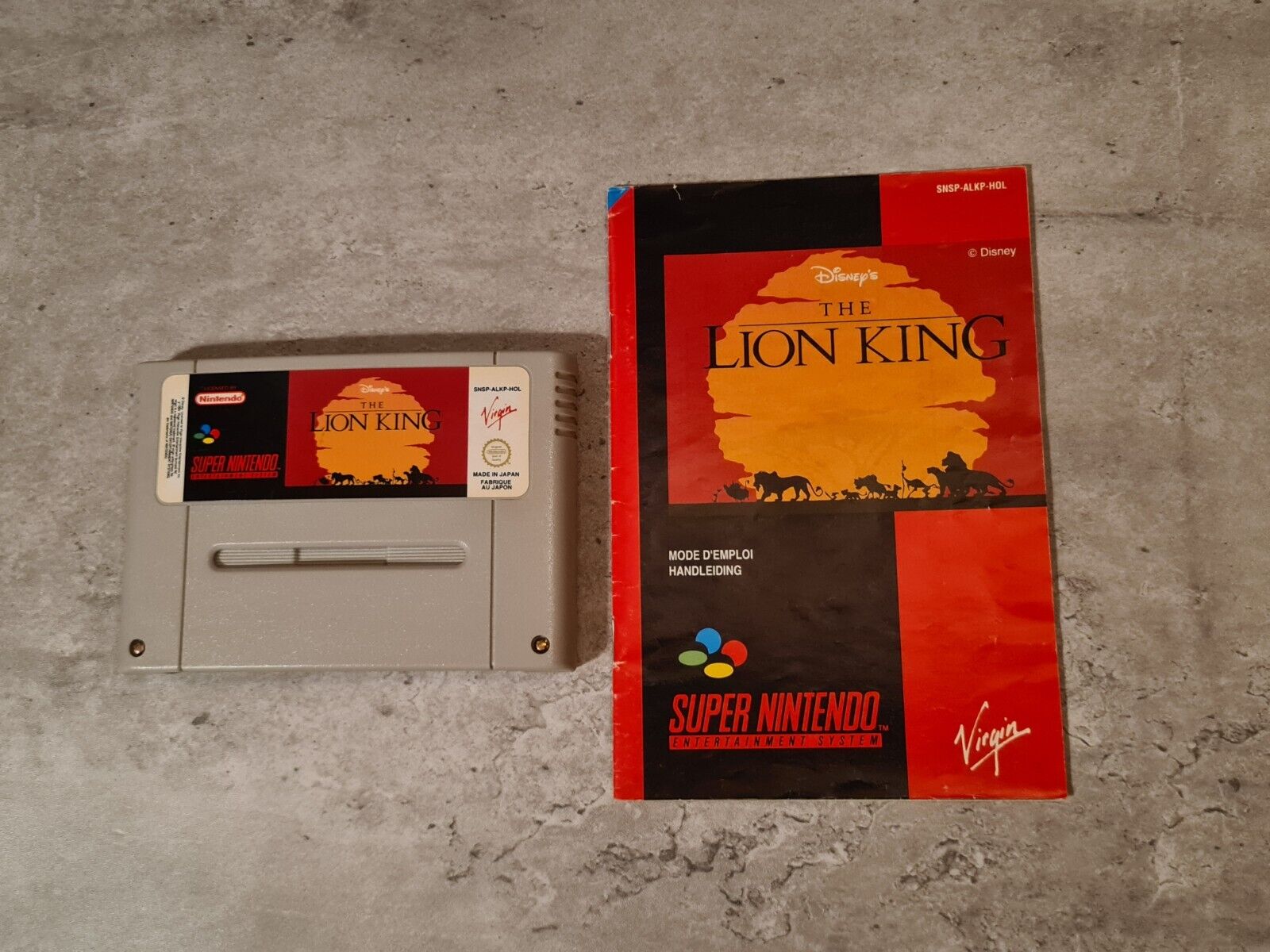 SNES Super Nintendo Disney's The Lion King mit OVP und Anleitung HOL - T-Retro-Games 