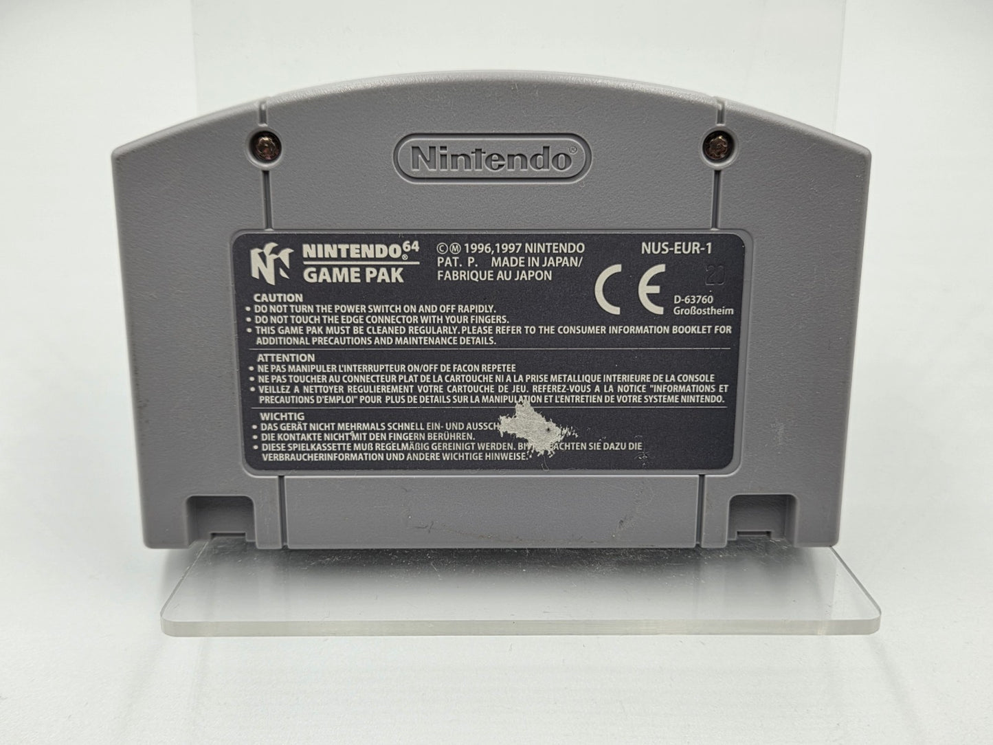 N64 Nintendo 64 Monaco Grand Prix Racing Simulation 2  Modul EUR