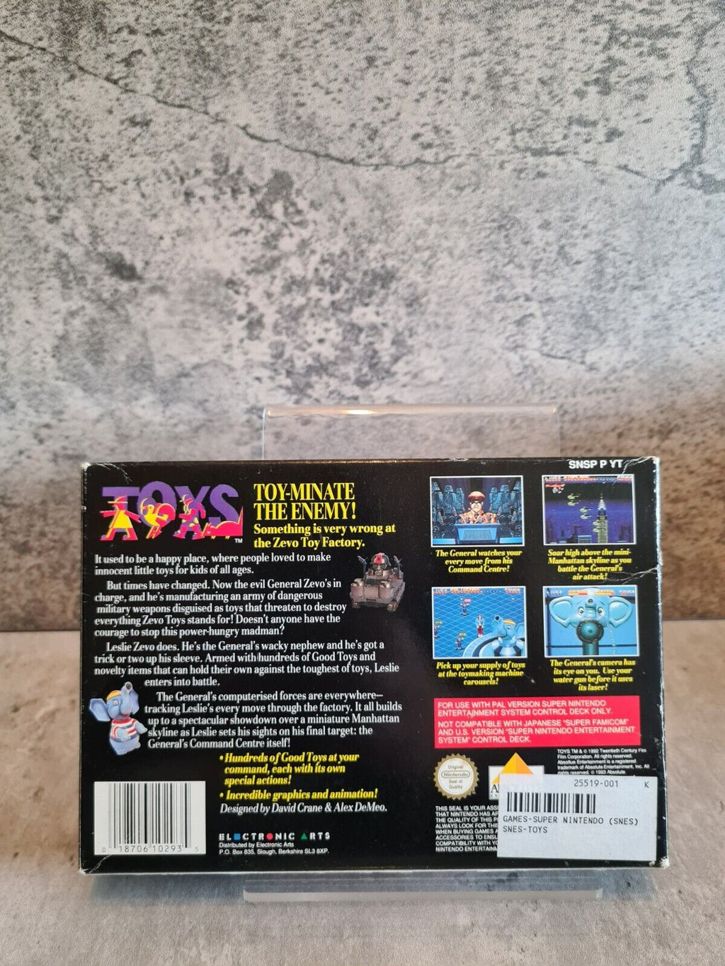 SNES Super Nintendo Toys Let the Toy Wars begin! mit OVP und Anleitung UKV - T-Retro-Games 