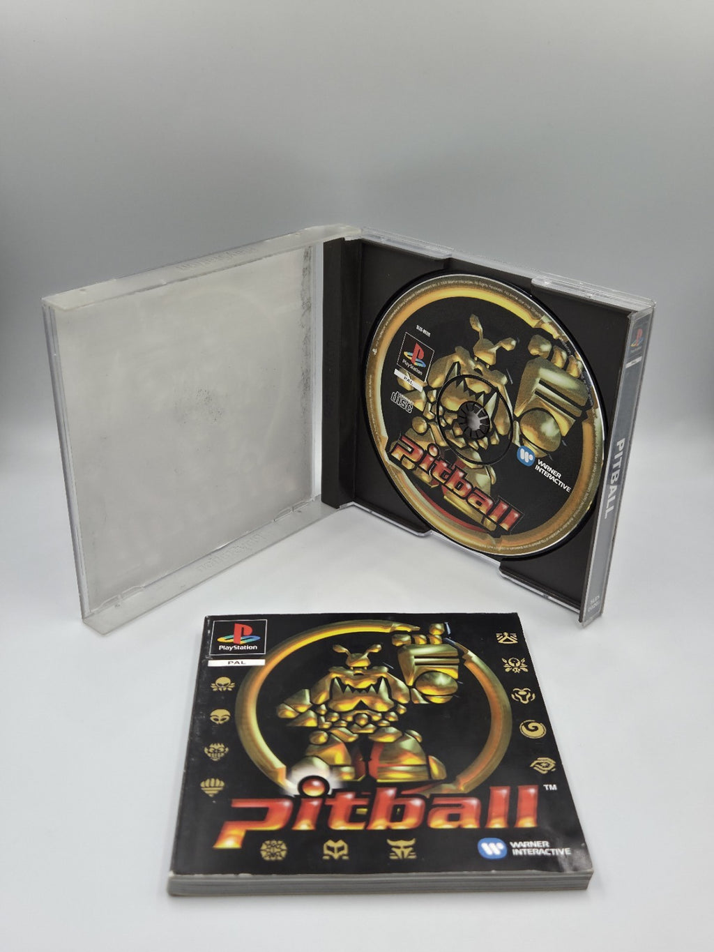 PS1 Playstation 1 Spiel Pitball mit OVP und Anleitung Multilingual