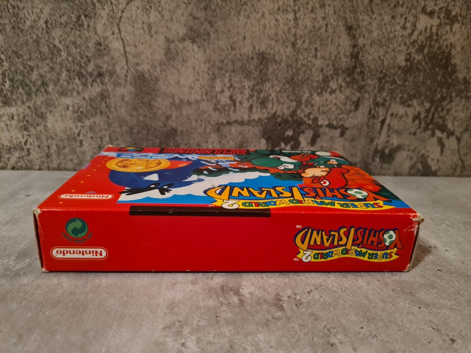 SNES Super Nintendo Super Mario World 2 Yoshi's Island mit OVP und Anleitung NOE - T-Retro-Games 