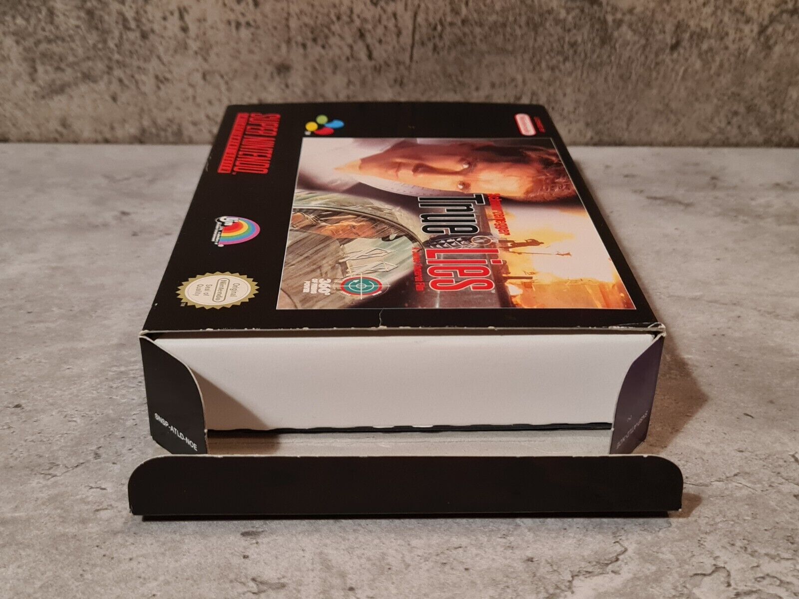 SNES Super Nintendo True Lies mit OVP und Anleitung NOE - T-Retro-Games 