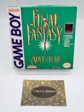 Nintendo Game Boy Classic Final Fantasy Adventure mit OVP + Anleitung + Map USA - T-Retro-Games 