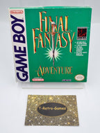 Nintendo Game Boy Classic Final Fantasy Adventure mit OVP + Anleitung + Map USA - T-Retro-Games 
