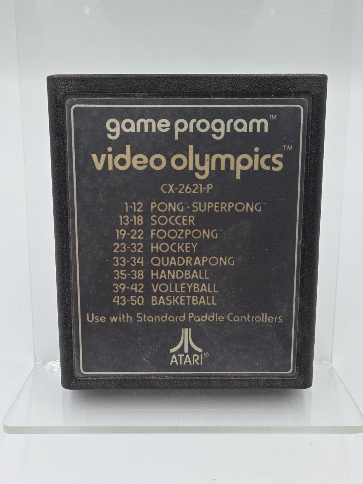 Atari 2600 Spiel Video Olympics 