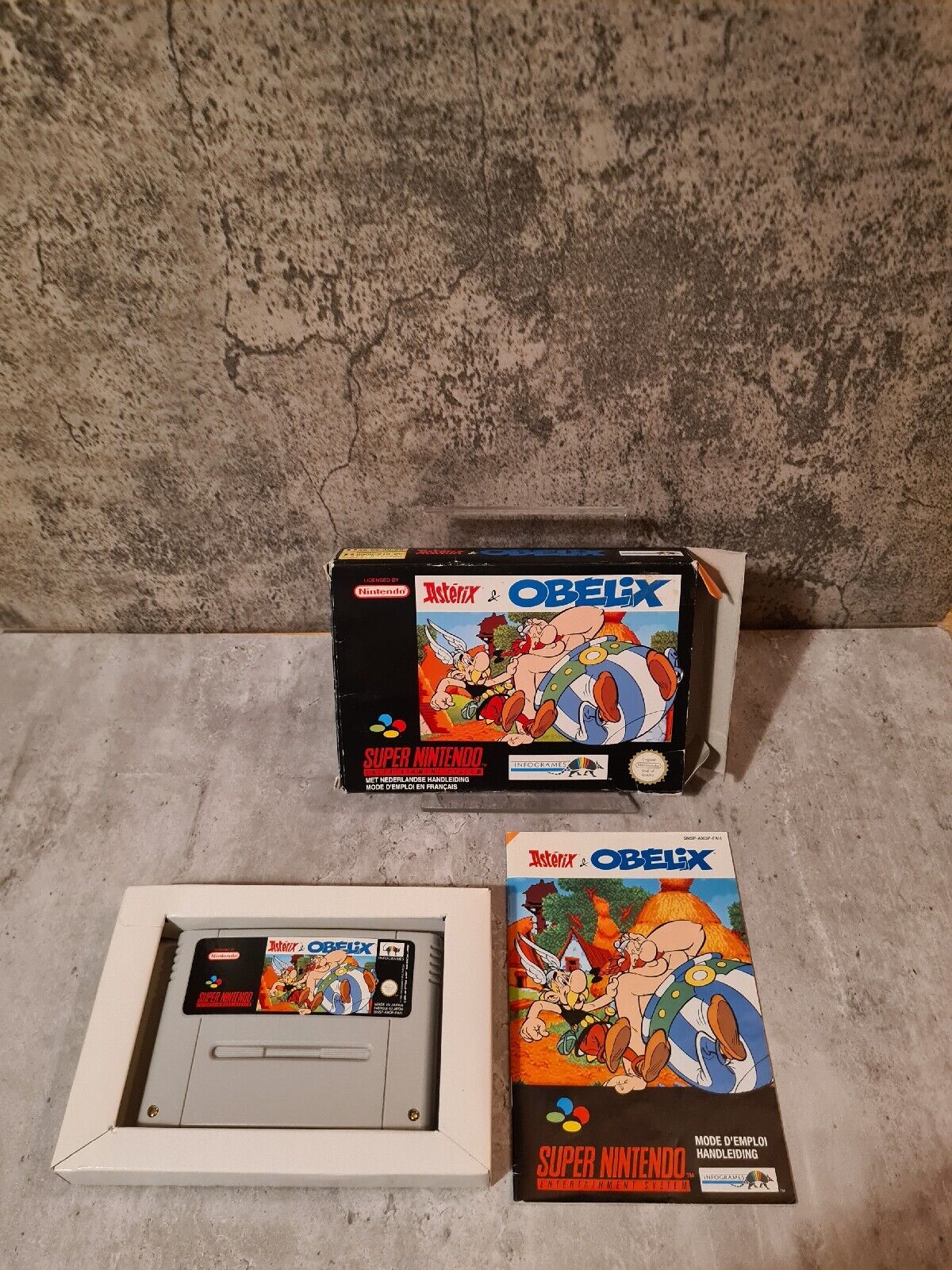 SNES Super Nintendo Asterix & Obelix mit OVP und Anleitung FAH - T-Retro-Games 