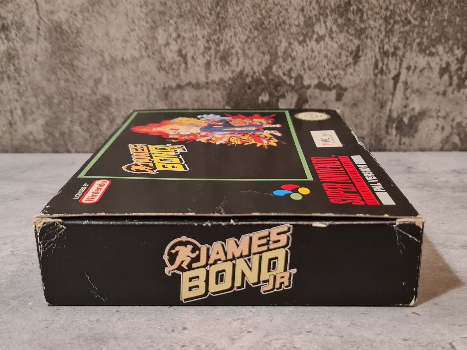 SNES Super Nintendo James Bond JR mit OVP und Anleitung NOE - T-Retro-Games 