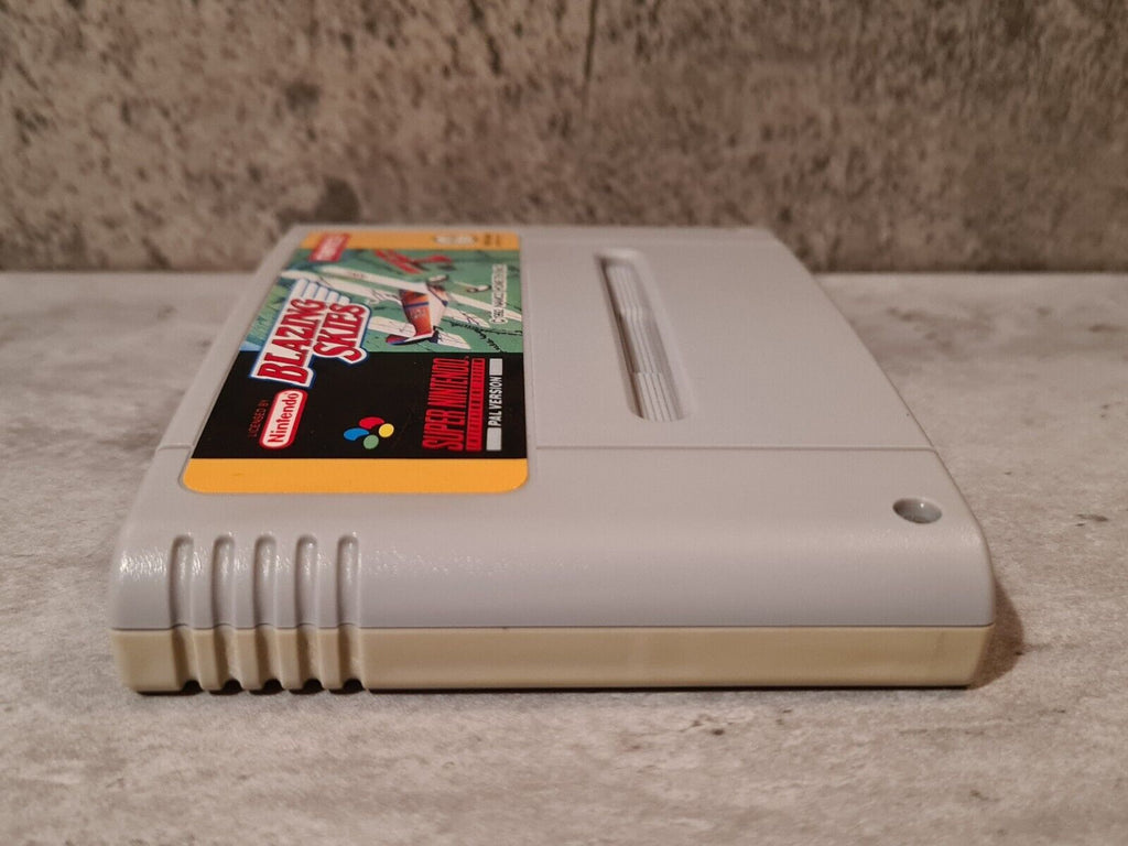 SNES Super Nintendo Blazing Skies Modul UKV - T-Retro-Games 