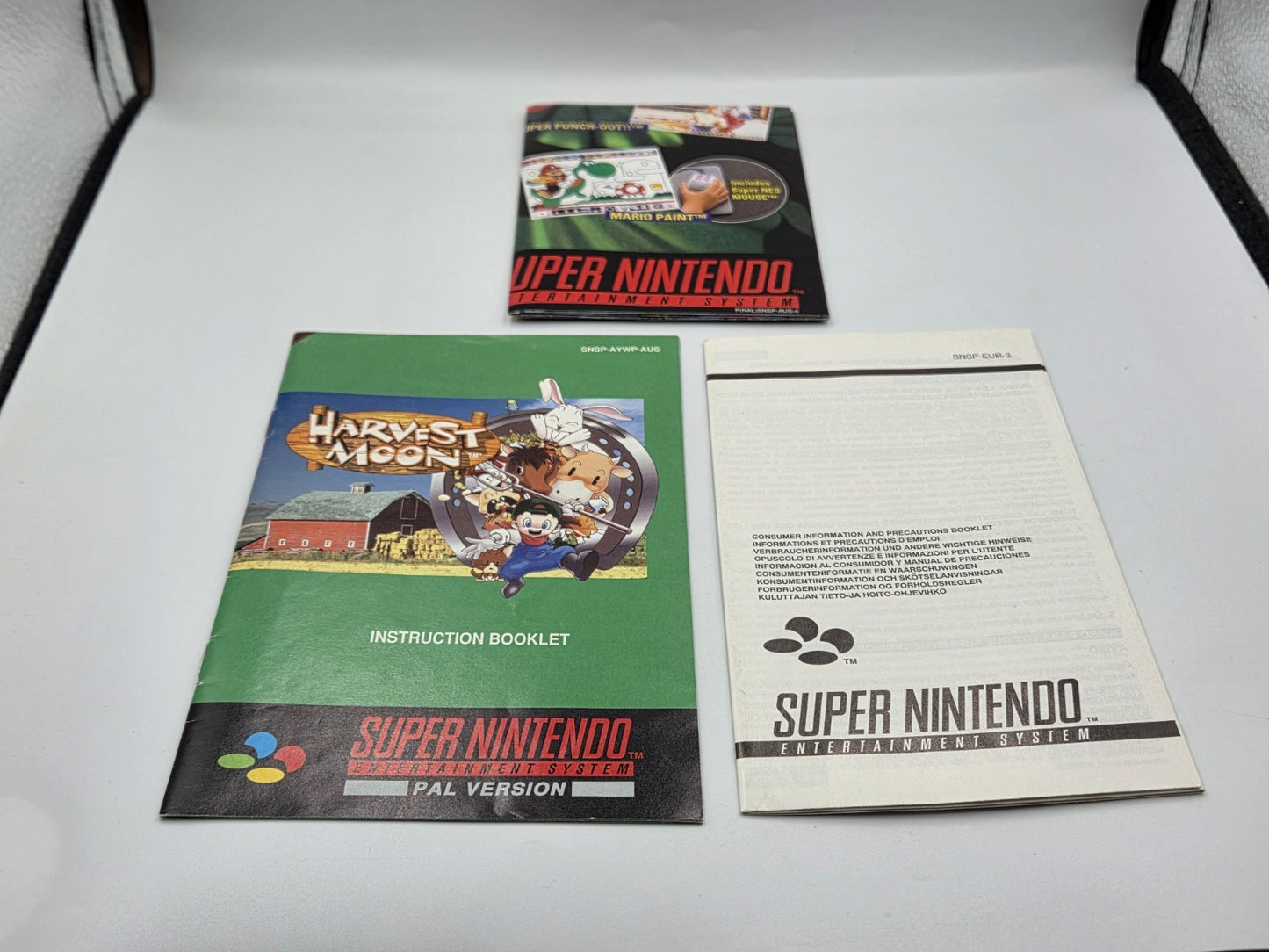 SNES Super Nintendo Harvest Moon mit OVP und Anleitung AUS