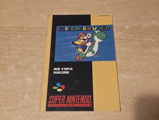 SNES Super Nintendo Super Mario World Spielanleitung Instruction Booklet FAH