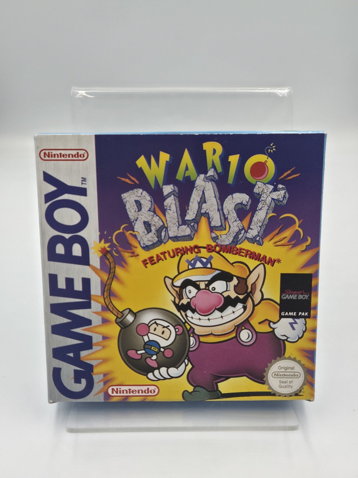 Nintendo Game Boy Classic Spiel Wario Blast mit OVP und Anleitung GPS